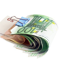 Image showing euro bills