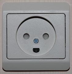 Image showing The smiling outlet