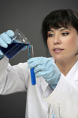 Image showing Laboratory chemist at work