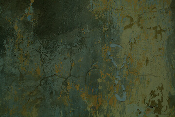 Image showing Background texture of cracked concrete wall