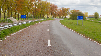 Image showing Abandoned road in the Netherlands