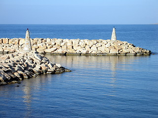 Image showing Pomos port entrance. Cyprus