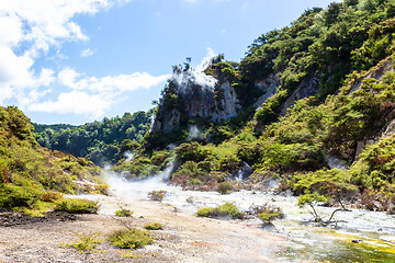 Image showing volcanic activities at waimangu