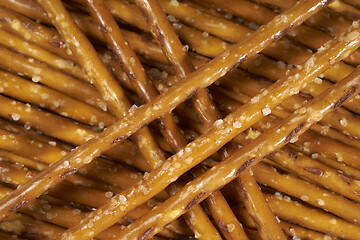 Image showing salt sticks closeup