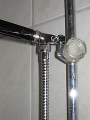 Image showing Part of the shower