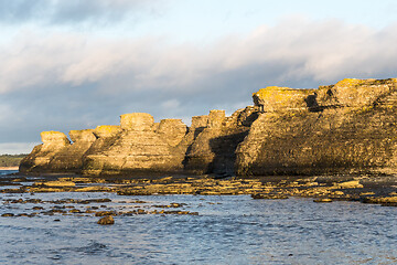 Image showing The nature reserve Byrums raukar in Sweden