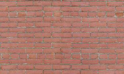 Image showing Red brick wall background texture seamlessly tileable