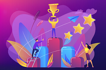 Image showing Key to success concept vector illustration.