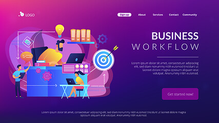 Image showing Workflow concept landing page.
