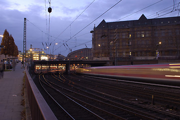 Image showing Night train