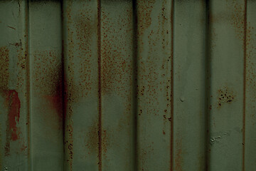 Image showing Background texture of an old rusty metal panel