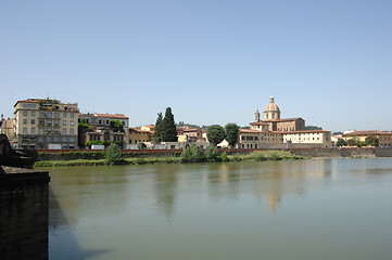 Image showing View over the Arno River