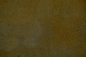 Image showing Dingy dark ochre painted wall background texture