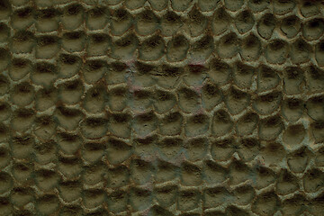 Image showing Concrete wall abstract honeycomb pattern