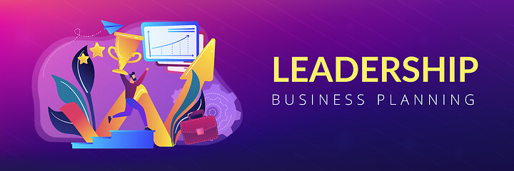 Image showing Business success concept banner header.