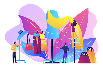 Image showing Fashion industry concept vector illustration.