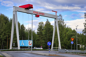 Image showing Konecranes Roundabout in Hyvinkää, Finland