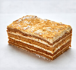 Image showing layered honey cake