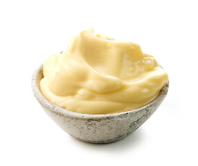 Image showing bowl of mayonnaise