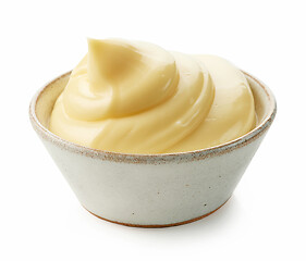 Image showing bowl of mayonnaise