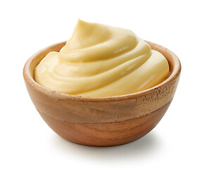 Image showing bowl of mayonnaise