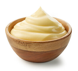 Image showing bowl of mayonnaise