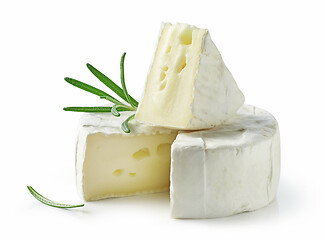 Image showing fresh brie cheese