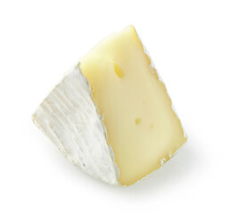 Image showing piece of brie cheese