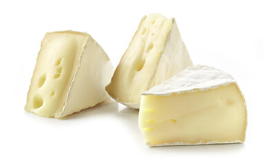 Image showing pieces of brie cheese