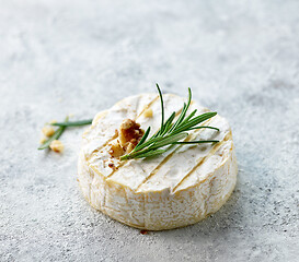 Image showing fresh brie cheese