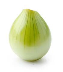 Image showing fresh raw peeled onion