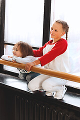 Image showing The kids at dance school. Ballet, hiphop, street, funky and modern dancers