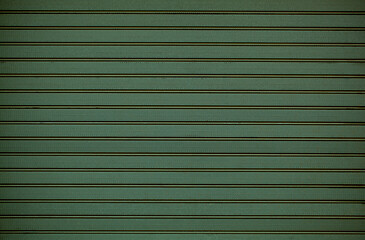 Image showing Green wooden wall cladding background texture