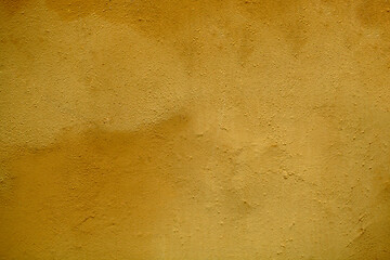 Image showing Weathered stained ochre wall background texture