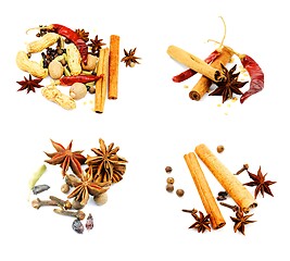 Image showing Collection of Sweet Spices