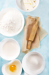 Image showing Baking ingredients 