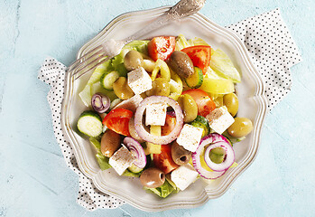 Image showing greek salad