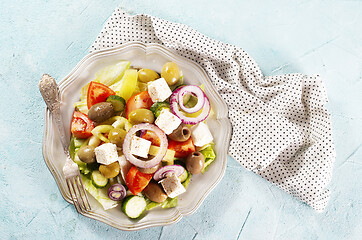 Image showing greek salad