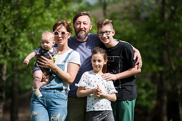 Image showing hipster family portrait