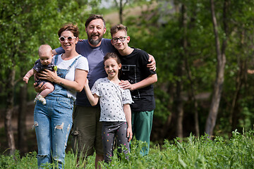 Image showing hipster family portrait