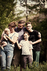 Image showing hipster family portrait