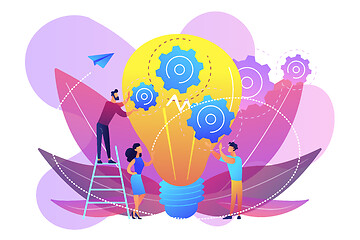 Image showing Teamwork concept vector illustration.