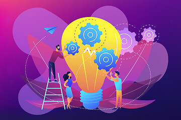 Image showing Teamwork concept vector illustration.