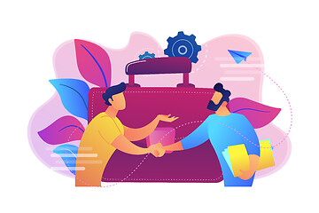 Image showing Partnership concept vector illustration.