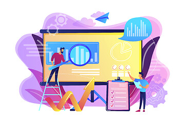 Image showing Risk management concept vector illustration.