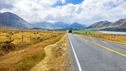 Image showing Landscape scenery in south New Zealand