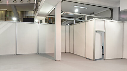 Image showing Empty Exhibition Stand Space