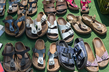 Image showing Second Hand Sandals