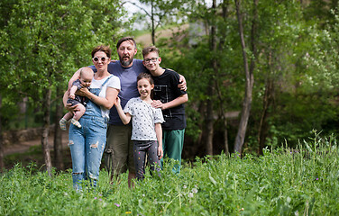 Image showing hipster family portrait