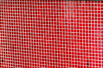 Image showing red tiles background